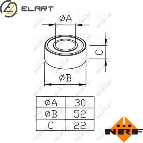 BEARING COMPRESSOR SHAFT 38291