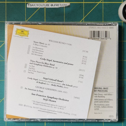 Used Music Audio CD Russo Street Music Pieces For Blues Band Orchestra Gerswin - Picture 2 of 4