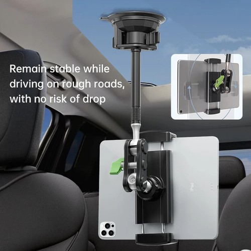 Lanparte Universal Flexible Tablet Holder Suction Mount for 8"to12" Tablet IPAD - Photo 3 sur 15