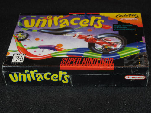 Super Nintendo SNES Uniracers NIB Brand New in Box Factory Sealed Near-Mint RARE - Picture 2 of 9