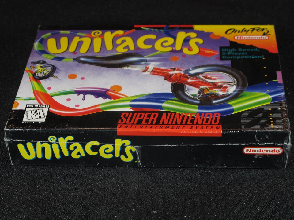 Super Nintendo SNES Uniracers NIB Brand New in Box Factory Sealed Near-Mint RARE - Image 2 of 4