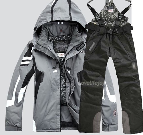 Men's Winter Coat Pants Jacket Waterproof Ski Suit snowboard Sports Clothing Hot - Picture 16 of 18
