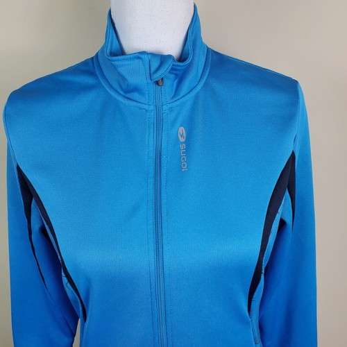 Sugoi Womens Top M Blue Hotshot Jersey Cycling Top Full Zip Up - Picture 2 of 19