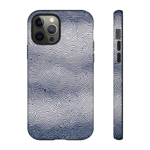Blue and White Swirls Phone Case for iPhone, Samsung Galaxy, Google Pixel - Picture 38 of 111