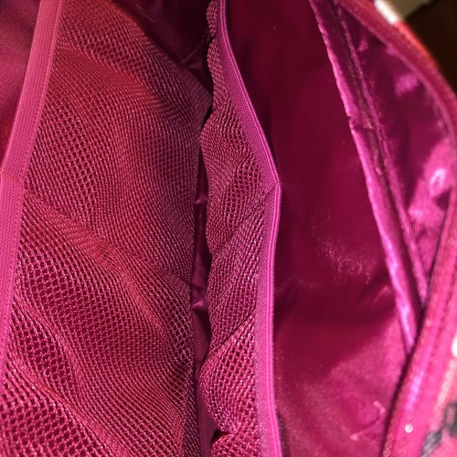Vera Bradley NEU MIT ETIKETT EXTREM SELTEN HÄNGENDES ROUGE UND PINSELETUI "ROSE BOUCLE"🛍 - Bild 4 von 8