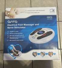 OSITO Foot Circulation TENS Massager EMS Nerve Stimulator Neuropathy Pain Relief