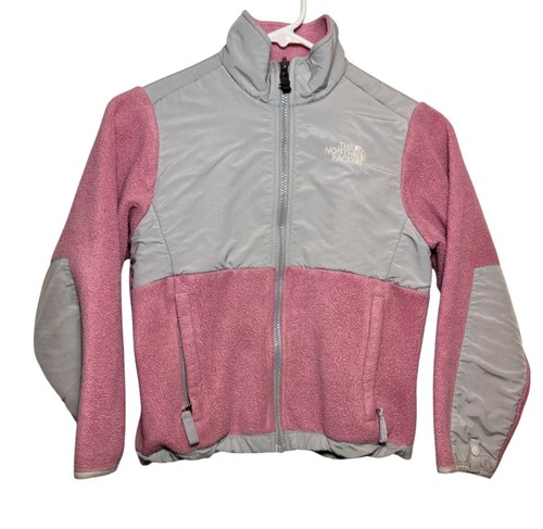The North Face Girls Fleece Jacket, Pink, Size Small