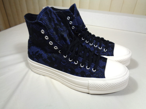 Converse Chuck Taylor All Star Lift Hi Women's Sneakers Sz 7 Black Purple Shoes - Picture 3 of 22