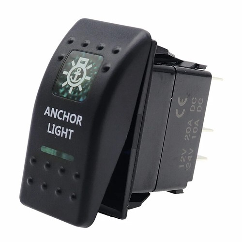 Green Led 12V Boat Car On Off (On) Off (On) Rocker Switch for Carling Arb 4x4 - Imagen 45 de 74