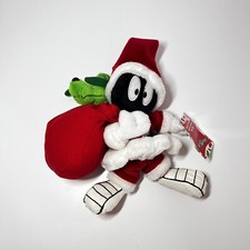 NWT 1999 Marvin The Martian Santa Claus  K-9 Plush Warner Brothers Studio Store