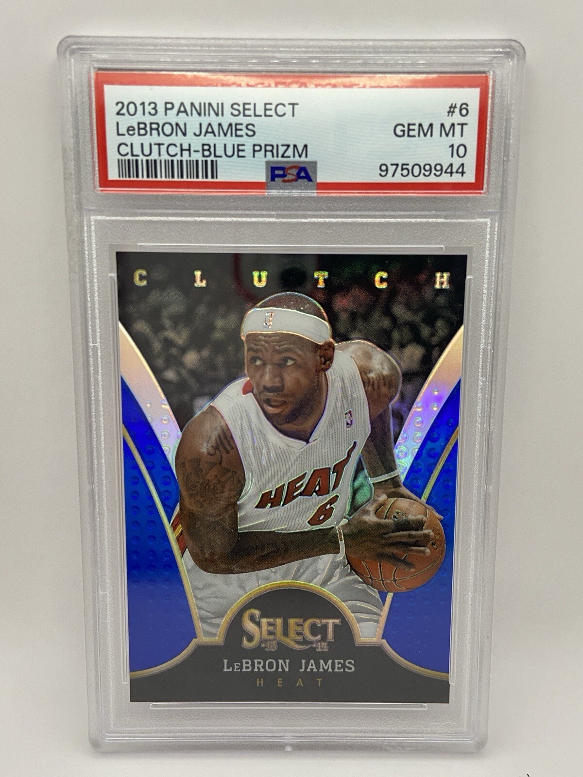 Lebron James select 2013-14 Select Clutch Blue 17/49