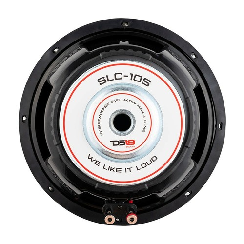 Subwoofer de audio para automóvil DS18 SLC10S 10" 440W MAX bobina de voz única 4 ohmios - Imagen 6 de 6