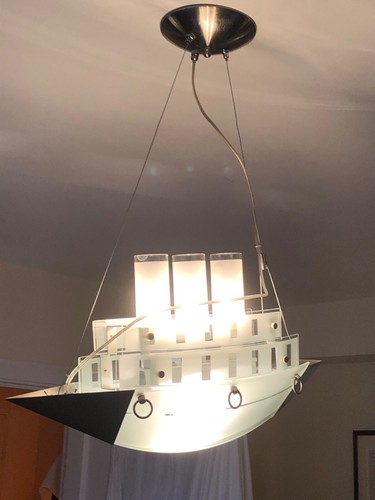 “ Searchlight” Nautical Pendant Centre Light, Liner, Yacht, Chandelier. - Picture 2 of 24