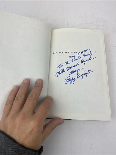 Baa Baa Black Sheep by Pappy Boyington 1958 Hardcover SIGNED 17th Printing - Picture 7 of 18