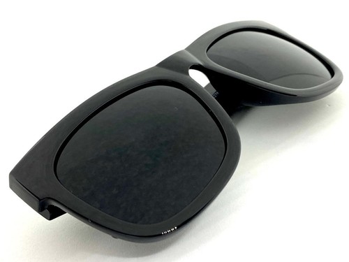 Mens Classic Vintage Retro Hardcore Style SUNGLASSES Black Frame Super Dark Lens - Picture 5 of 6