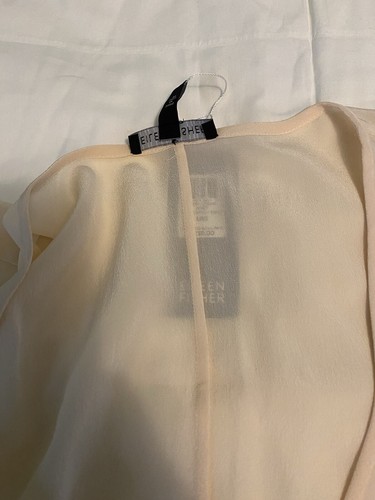 NWT New Eileen Fisher Silk crepe de Chine Tunic Women's Top size L/G - Picture 6 of 12