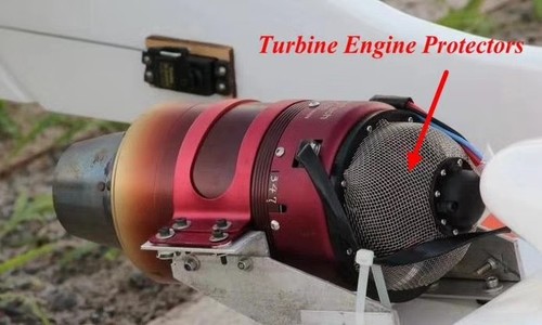 NUEVO 1 pieza 3,5"" x 1,3"" protector de motor de turbina para avión de radiocontrol envío vendedor de estados unidos - Imagen 4 de 4