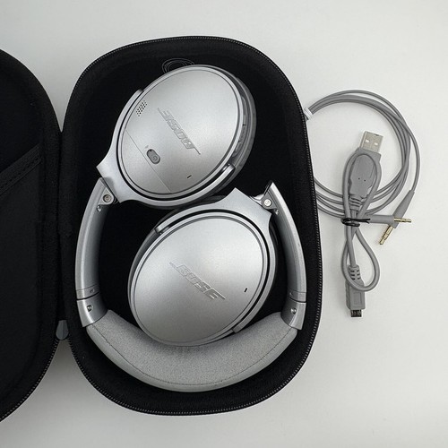 Bose QuietComfort 35 QC35 Series I Noise Cancelling Headphones - Silver - Picture 4 of 12