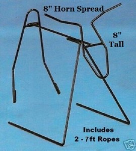 Gift-Set-ROPING-DUMMY-amp-2-ROPES-Mini-Steer-COWBOY-TOY
