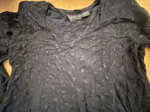 Vestido largo negro gótico Lola P talla grande - Imagen 2 de 12