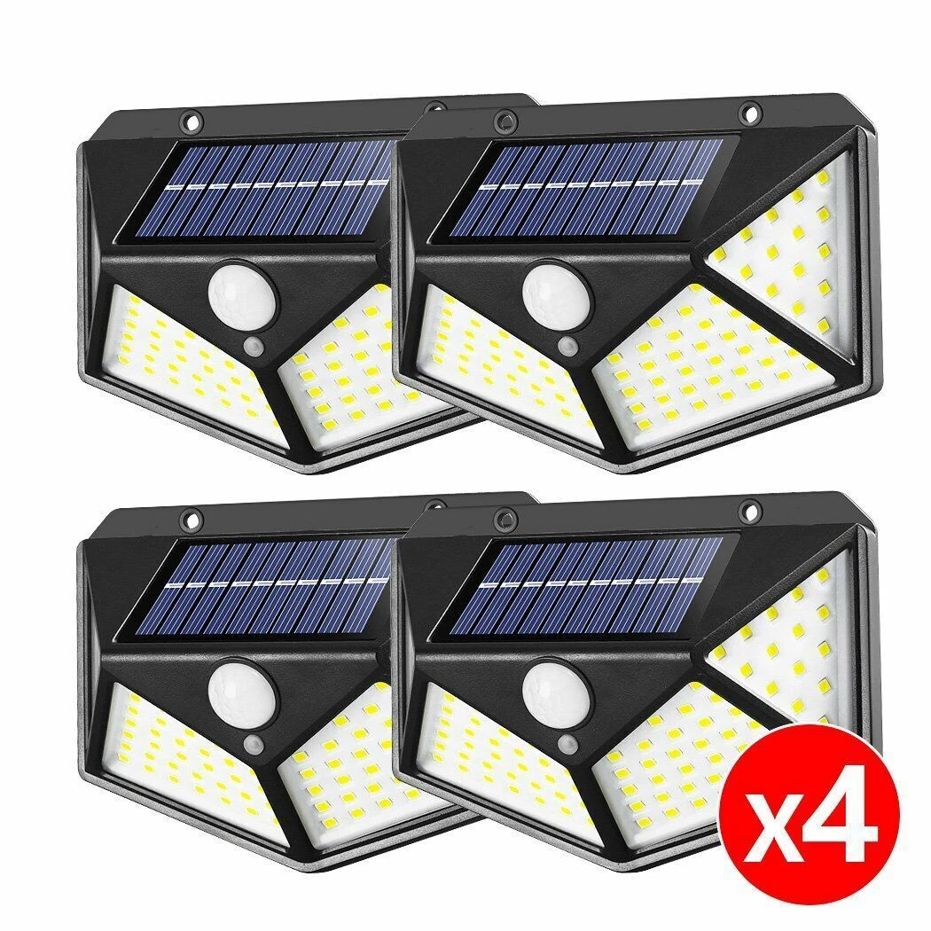 100 led solar motion sensor light deals