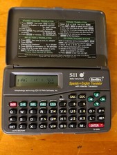 Seiko Instruments SII TR-2020 Spanish to English Translator -For Parts Or Repair