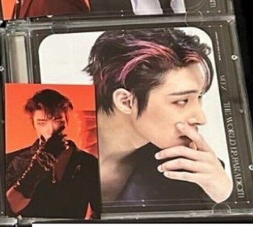 EP ATEEZ THE WORLD. PARADIGM SOLO ver CD + Tower Records Juego de tarjetas fotográficas oficiales - Imagen 7 de 10