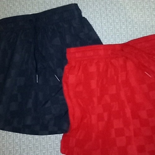 Athletic Works XS (4-5) Boys Blue & Red Athletic Shorts Bundle of 2 - Picture 2 of 9