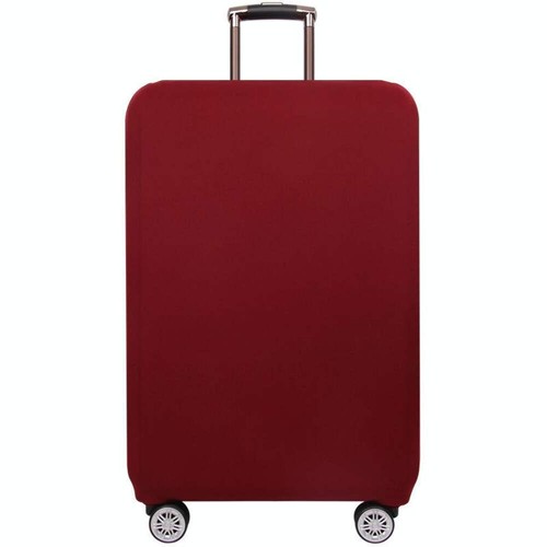 Stretch Luggage Protective Cover - Durable & Dust-Proof - Size M - Orange Red - Picture 12 of 15