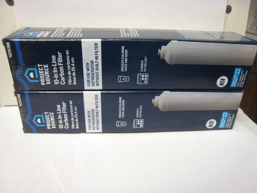 2 yes 2 Project Source 10 In In-Line Carbon refrigerator  Filter 5225368 - Picture 1 of 8