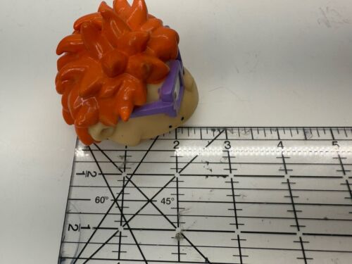 Giocattolo vintage 1998 Viacom Nickelodeon Rugrats testa di mandrino in gomma 2 1/2" - Foto 8 di 8