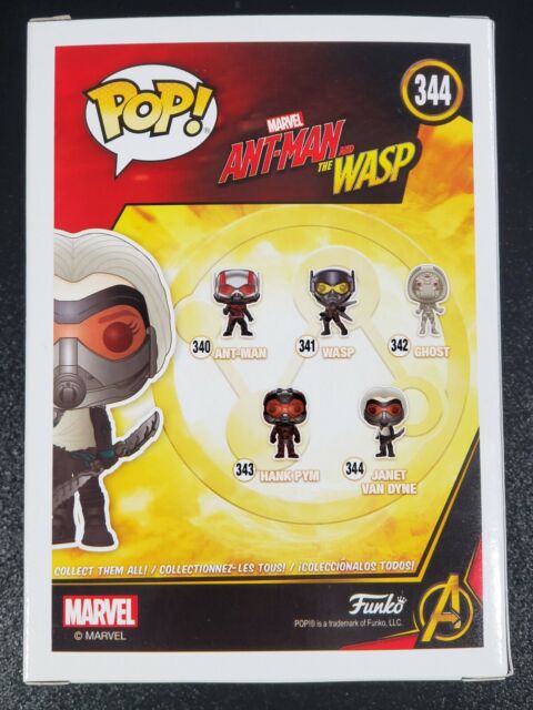 FUNKO POP! MARVEL: Ant-Man & The Wasp - Janet Van Dyne Vinyl Figure 344 | eBay