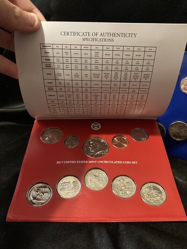 2017 US Mint Sets | Philadelphia/Denver | 20 Coins | 10 each of D & P Mints - Picture 6 of 7