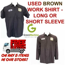Used Work Shirts Cintas, Redkap, Unifirst, G&K Brown