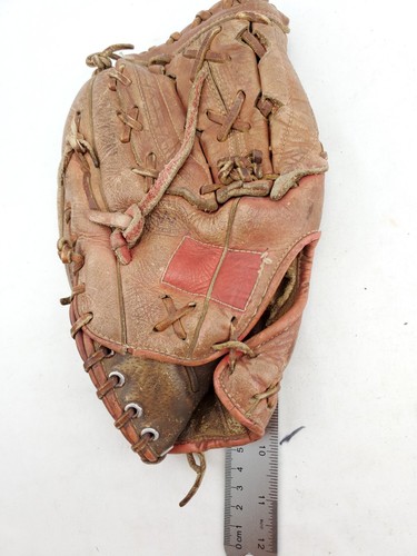 VTG Johnny Walker Baseball Glove LHT Lefty Mitt Cowhide Leather Japan 10" FG722 - Picture 12 of 18