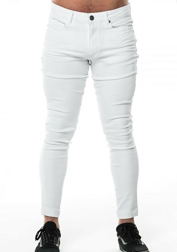 Level1 Herren Skinny Jeans - WEISS - Gr. XS bis L (UK) UVP 8̶0̶ *NEU mit Etikett - Bild 3 von 9