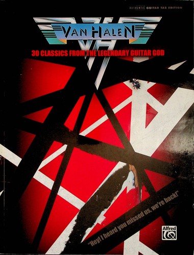 Van Halen 30 Classics From The Guitar God Guitar Tab Sheet Music Songbook