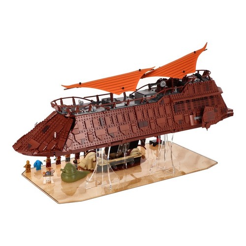 UNIQUEDISPLAY Display Stand For LEGO 75396 Jabba’s Sail Barge 75397 Desert Skiff - Picture 4 of 9