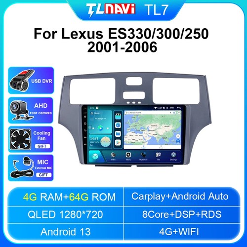 Android Auto For Lexus ES300 ES330 XV30 ES250 2001-2006 Car Radio Player GPS - Picture 44 of 48