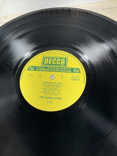 Ten Years After – Hear Me Calling 1980 LP Decca TAB 12 UK - Picture 4 of 18