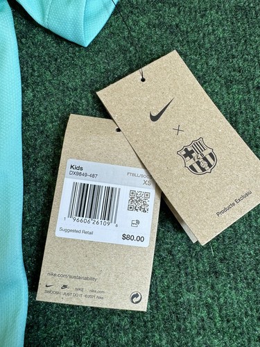 Nike 23/24 Barcelona Ferran Torres Youth Third Jersey Size XS - Picture 5 of 9
