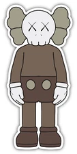 KAWS X 3M STICKER MECIKR  REVERS BUMPER STICKER DECAL Hard Hat Laptop