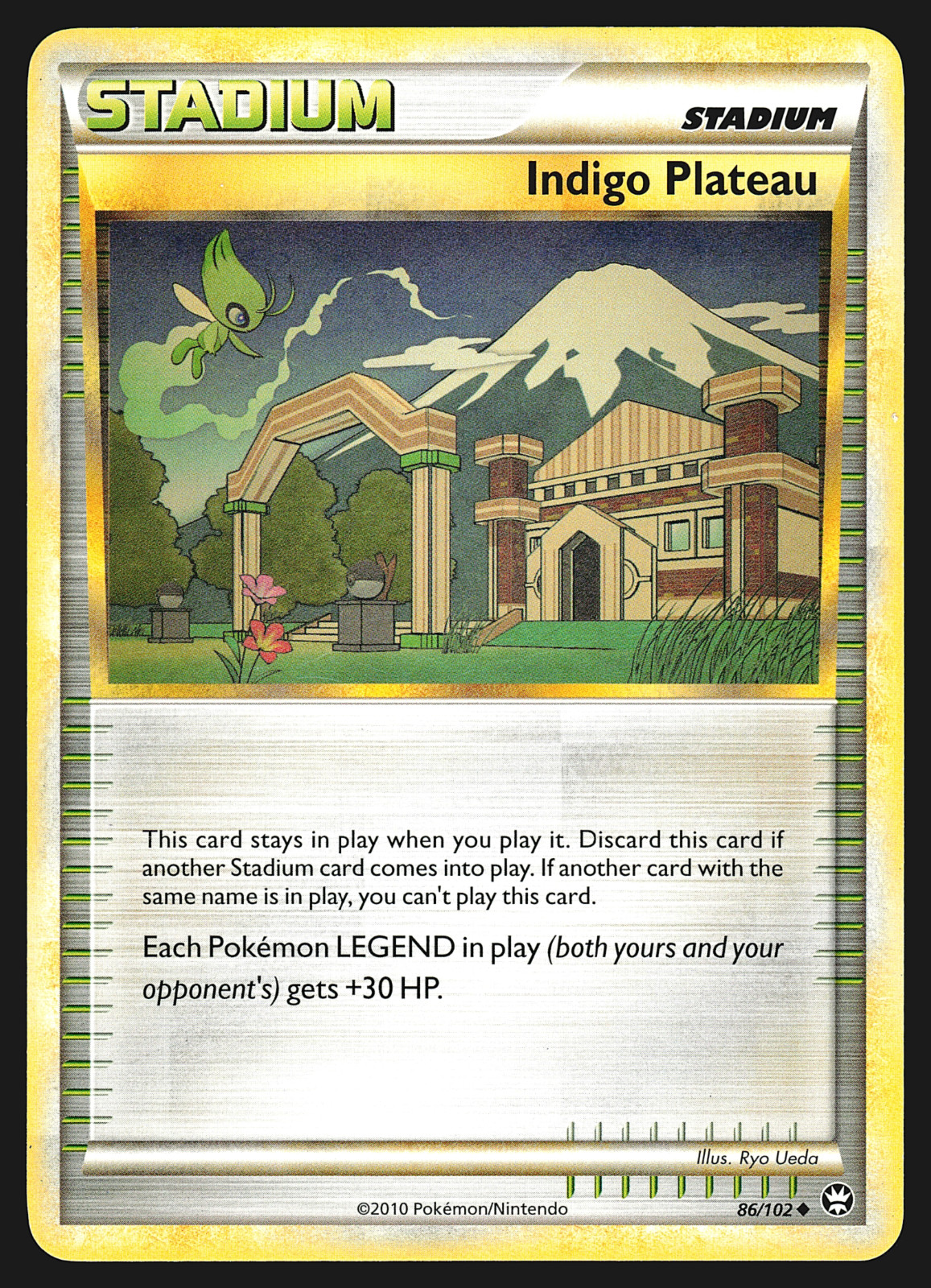 Indigo Plateau 86/102 HGSS Triumphant Pokemon Card LP