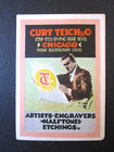 New ListingvTg 1930 Postcard advertising card publisher Curt Teich Chicago Il poster stamp