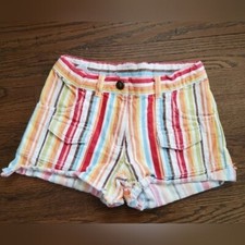 Vtg GYMBOREE Girls 5 bright striped shorts