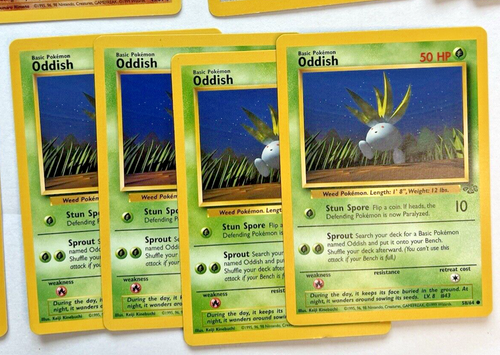 Pokémon Jungle Holo Rare Non Holo Uncommon/Common Set 1999 24 Cards w/ Repeats - Picture 9 of 10