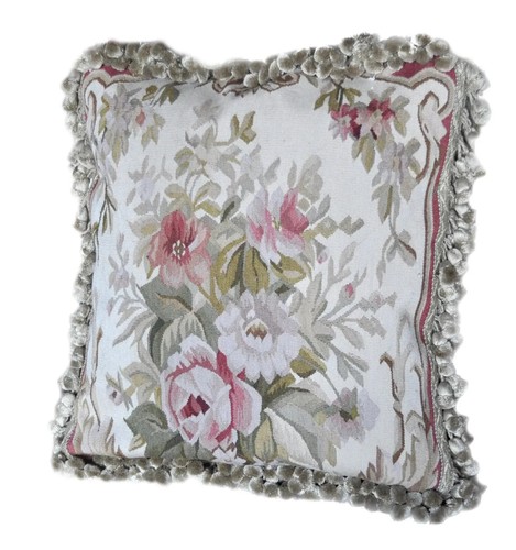 Funda de almohada tejida a mano para duendes franceses cojín de tapiz 18x18 - Imagen 7 de 10