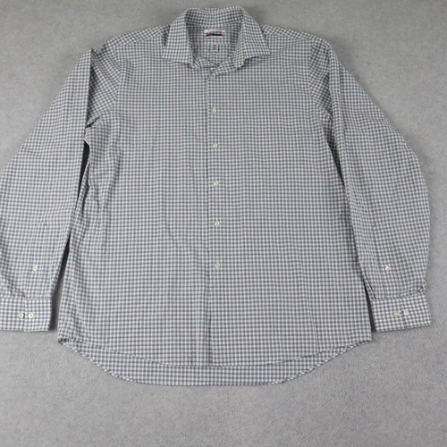 Van Heusen Shirt Mens 16.5 36/37 Classic Fit Button Plaid Long Sleeve Lot of 2 - Picture 7 of 12