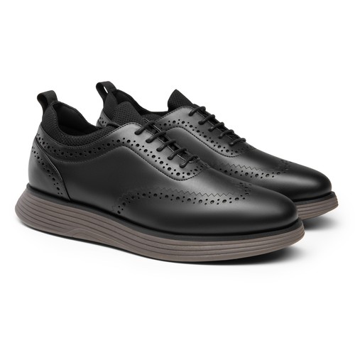 Men's Dress Shoes Sneakers Oxfords Casual Wingtip Brogue Formal Shoes - Picture 31 of 43