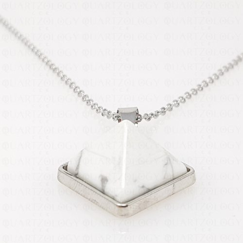 Natural Quartz Stone Necklace Healing Pyramid Pendant Reiki Jewellery UK - Picture 11 of 111